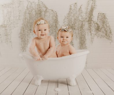 NH Baby Photographer Millyard Studios First Birthday Twin Girls 7