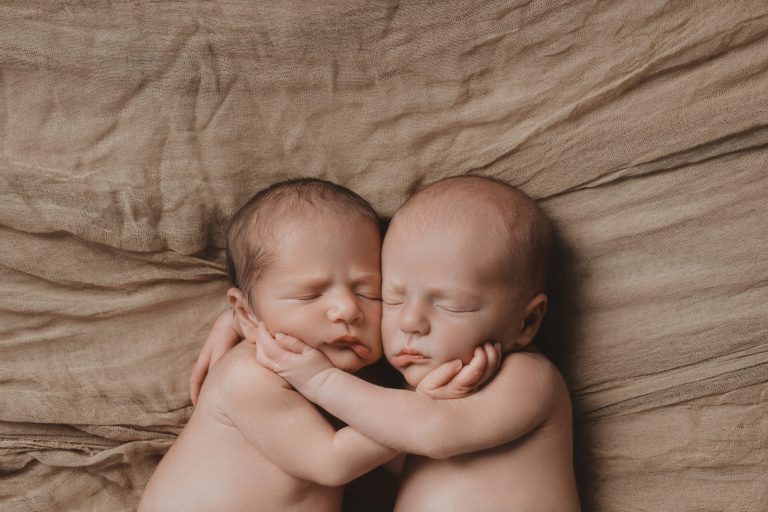 Newborn Photographer NH  / Twin Newborn Baby Session / Millyard Studios