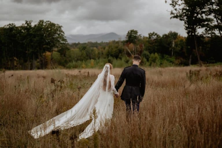 A Cozy, Romantic Fall Wedding in New Hampshire
