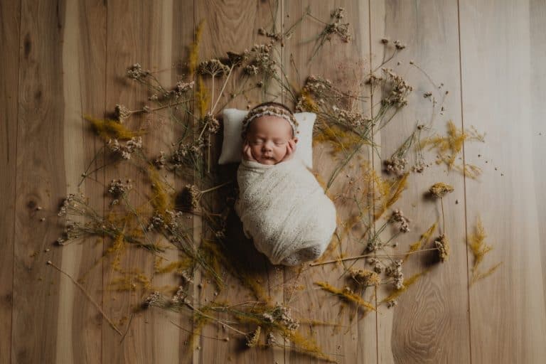 Natural & Neutral Newborn Photography in New Hampshire